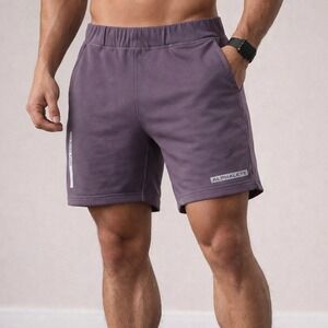 Alphalete‎ men's shorts small greyish purple LBD More 1502 performance